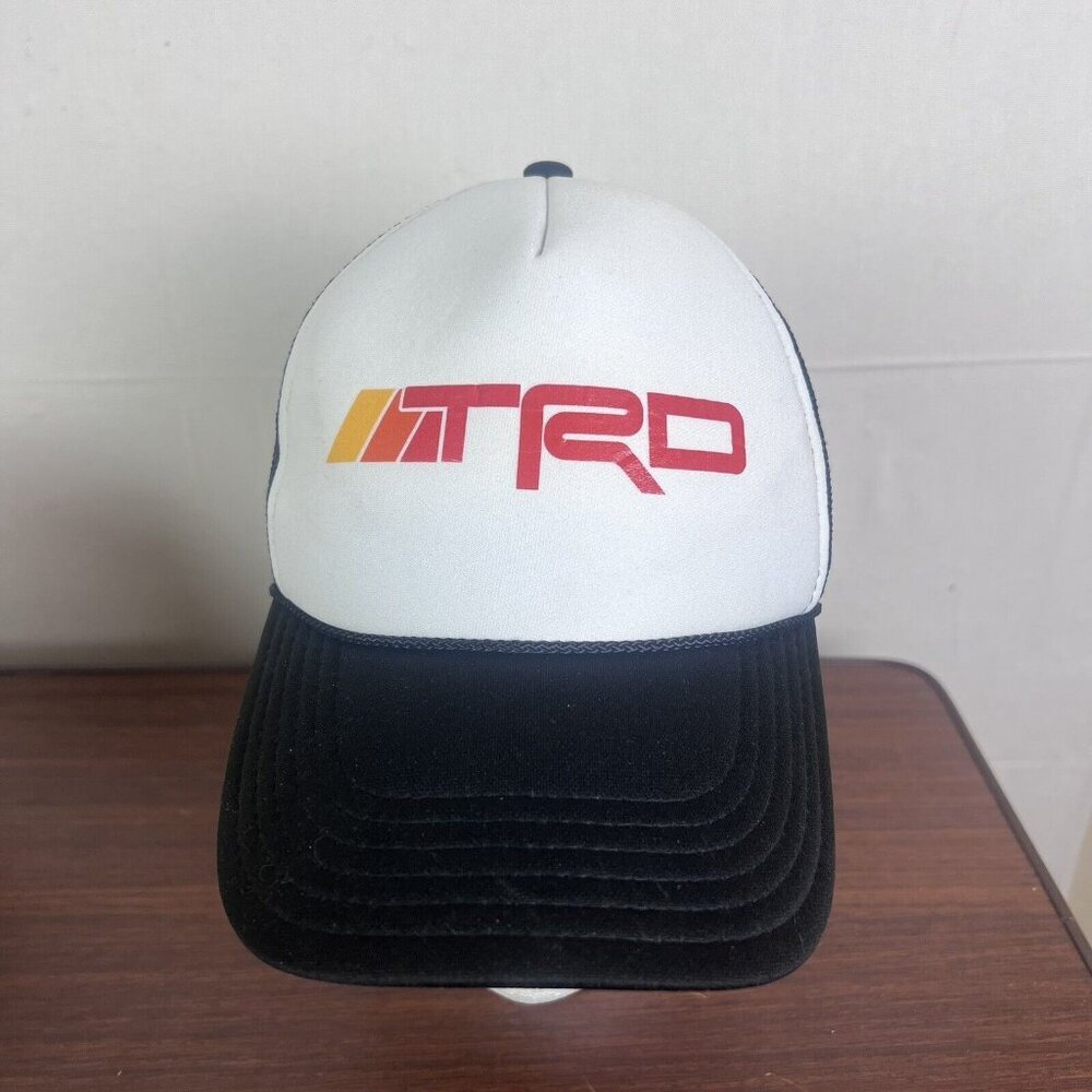 Vtg Toyota TRD Toyota Racing Development Trucker Hat Retro Mesh Snapback Cap